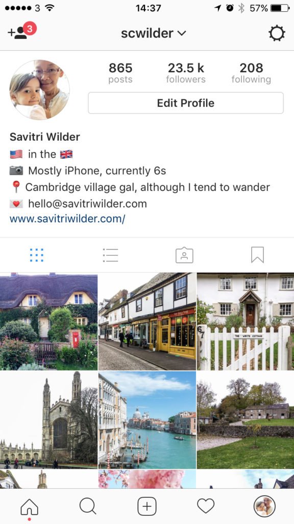 Instagram Bio Example