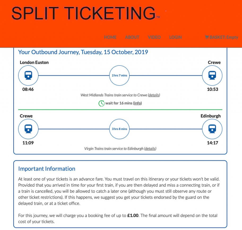 London to Edinburgh Train