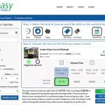 RailEasy train ticket website