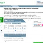Raileasy UK London to Edinburgh
